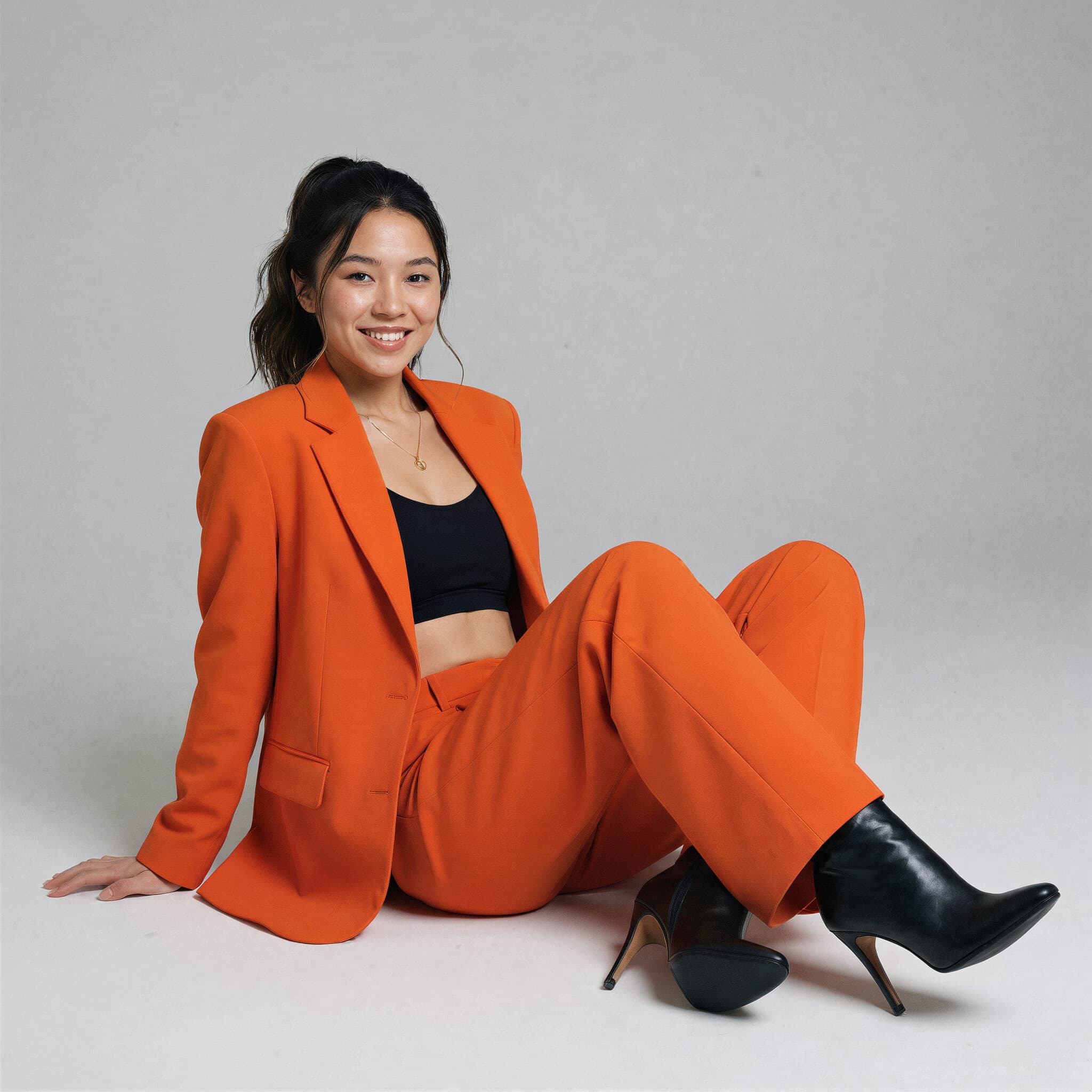 Hyper-realistic AI fashion photo