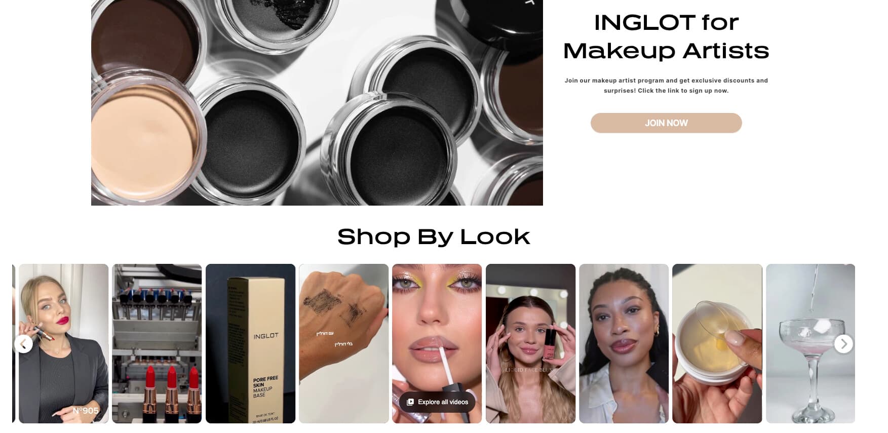 Inglot Brand Story Hero