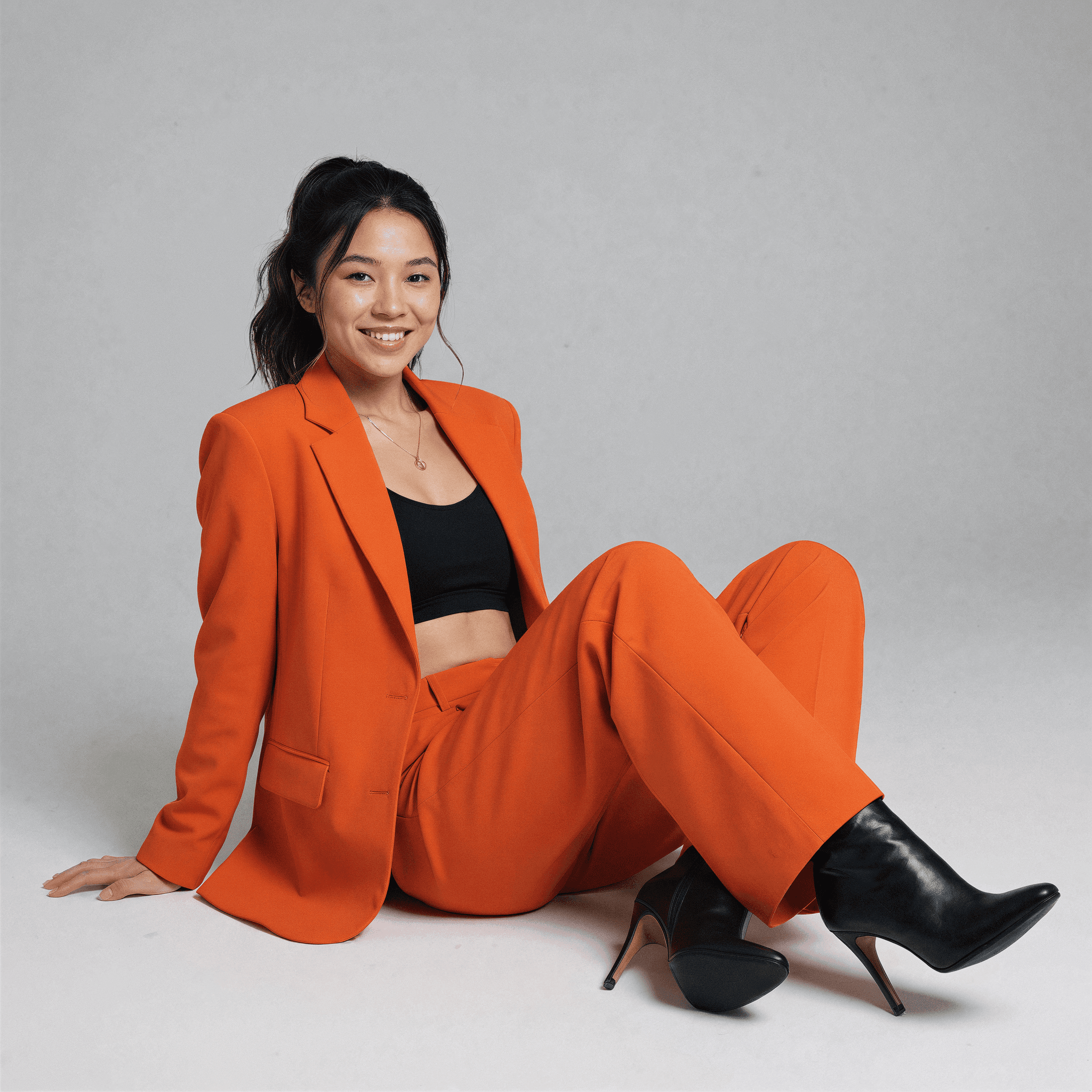 Hyper-realistic AI fashion photo