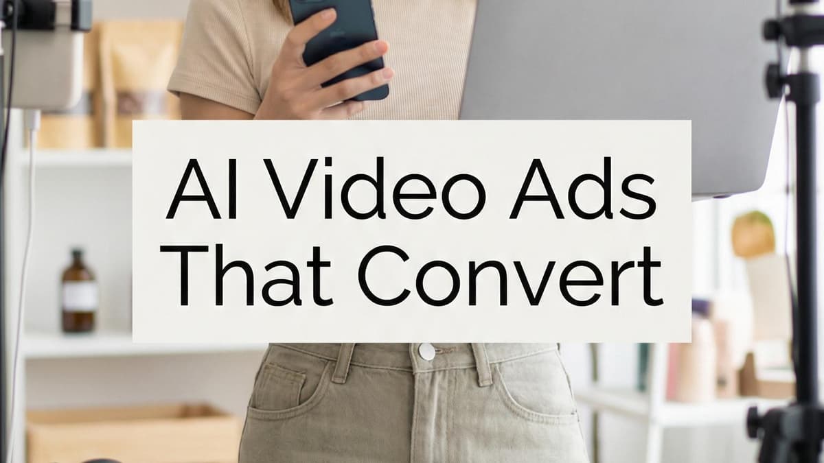 How to Create Video Ads People Actually Like Using AI