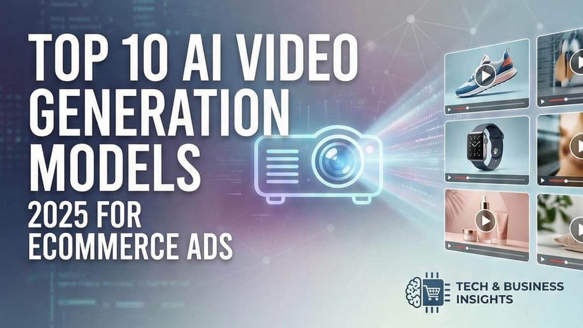Top 10 AI Video Generation Models of 2025 for eCommerce Ads